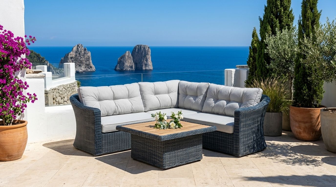 Sofa rattan 2